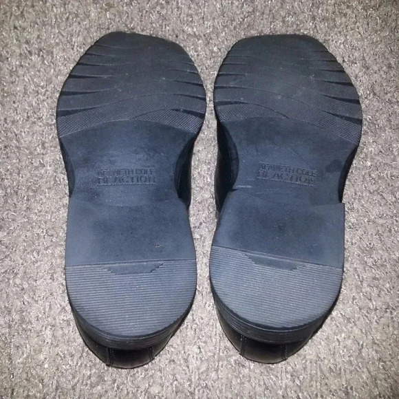 KENNETH COLE-Captain Kyd-Black Leather-Horse Bit-Business/Casual Loafers-Sz 10.5